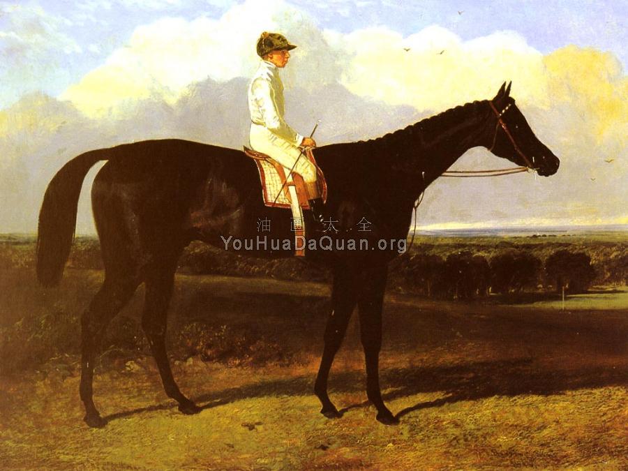 Jonathan Wild, a drak bay Race Horse, at Goodwood - 约翰·弗雷德里克·赫尔林